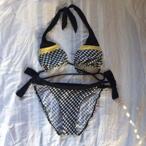 Checkered bikini set